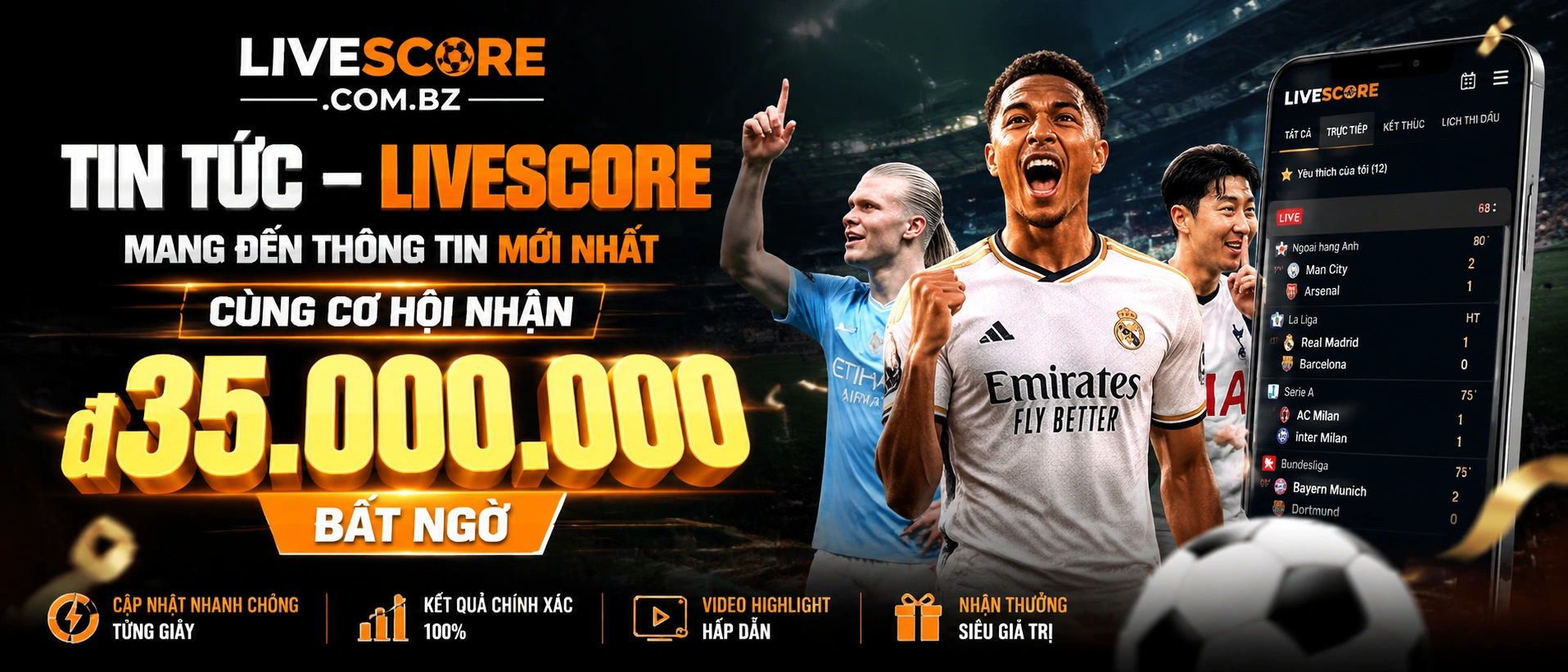 Nạp tiền nhanh tại livescore.com.bz | An toàn, tiện lợi banner