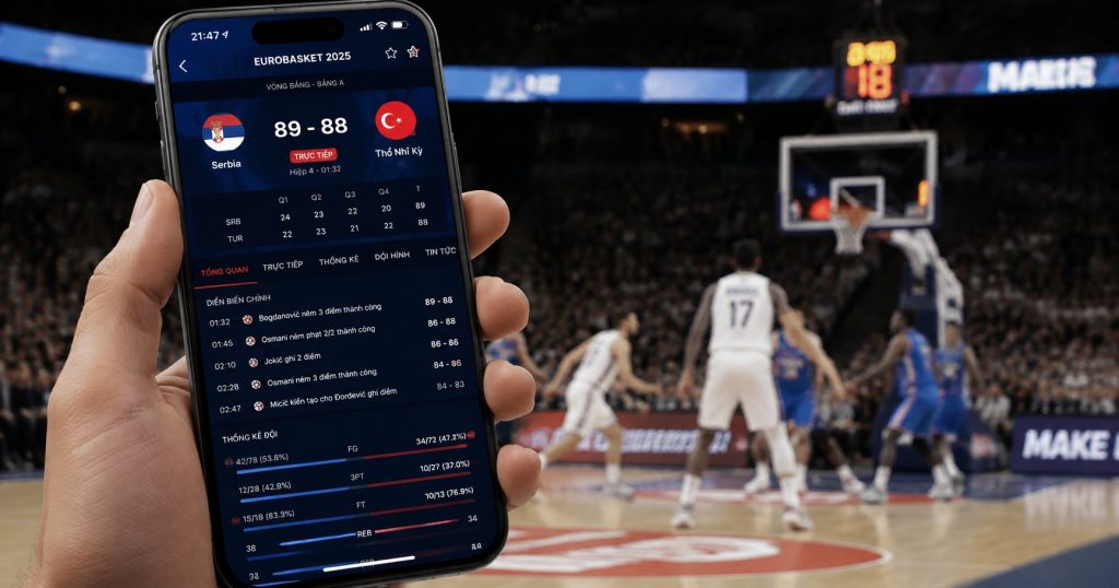 Eurobasket Livescore: Cập nhật kết quả nhanh chóng và chính xác
