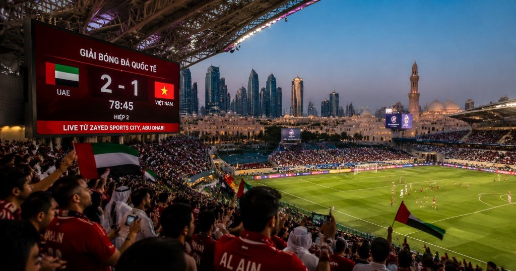 Livescore Các Tiểu Vương Quốc Ả Rập Thống Nhất: Cập nhật trực tiếp kết quả bóng đá và thể thao đa dạng
