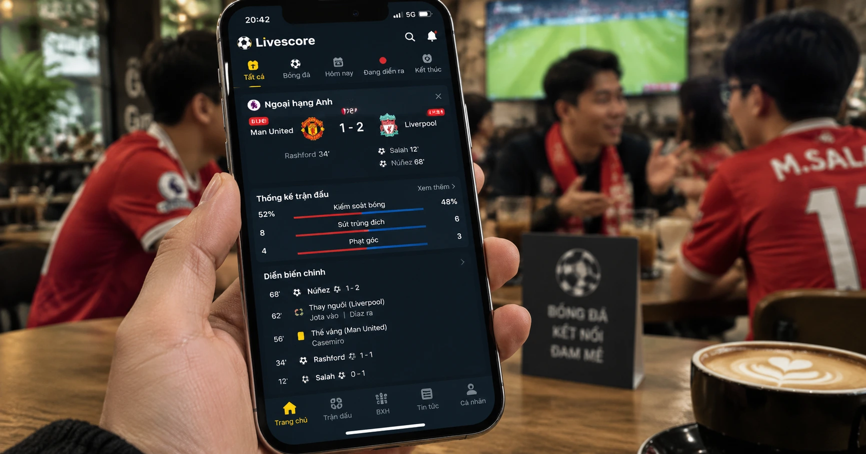Livescore bóng đá số: Cập nhật nhanh chóng và chính xác mọi trận đấu - image 2 Livescore bóng đá số: Cập nhật nhanh chóng và chính xác mọi trận đấu - image 2